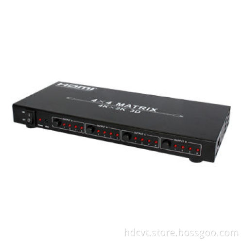 4 x 4 HDMI 1.4 Matrix, 4K x 2K, 3D